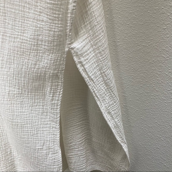 Shein white gauze long boho dress medium large - Picture 7 of 7